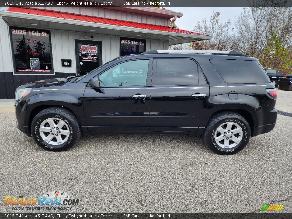 2016 GMC Acadia SLE AWD Ebony Twilight Metallic / Ebony Photo #1