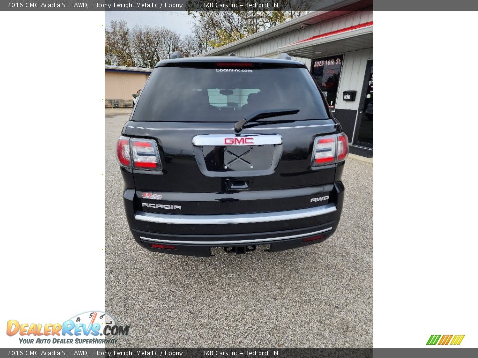 2016 GMC Acadia SLE AWD Ebony Twilight Metallic / Ebony Photo #3