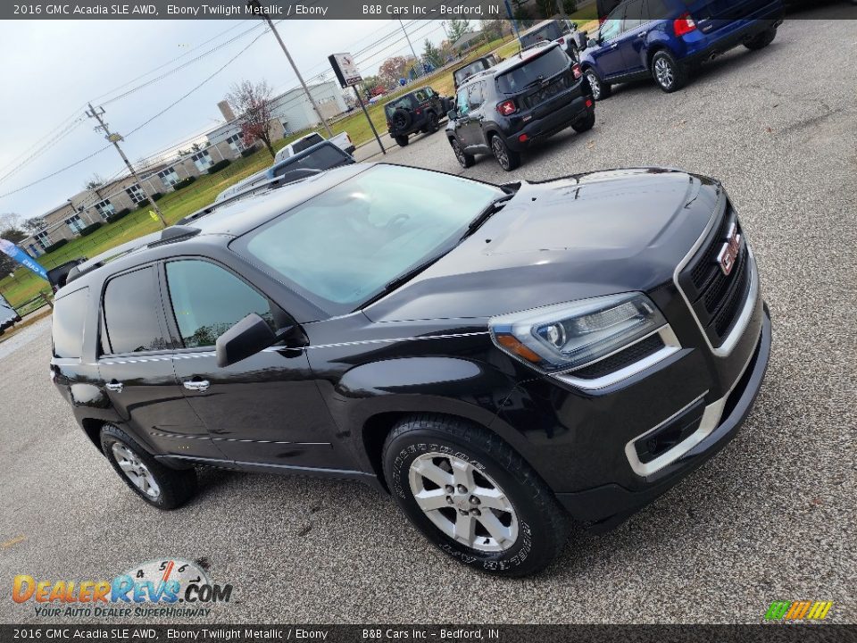 2016 GMC Acadia SLE AWD Ebony Twilight Metallic / Ebony Photo #7