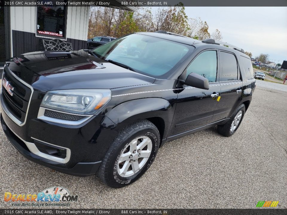 2016 GMC Acadia SLE AWD Ebony Twilight Metallic / Ebony Photo #9