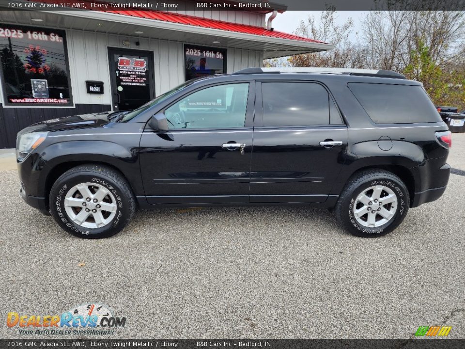 2016 GMC Acadia SLE AWD Ebony Twilight Metallic / Ebony Photo #10