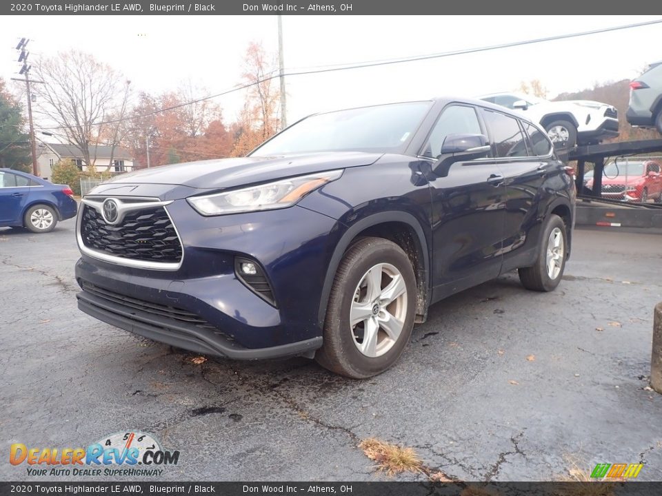 2020 Toyota Highlander LE AWD Blueprint / Black Photo #6