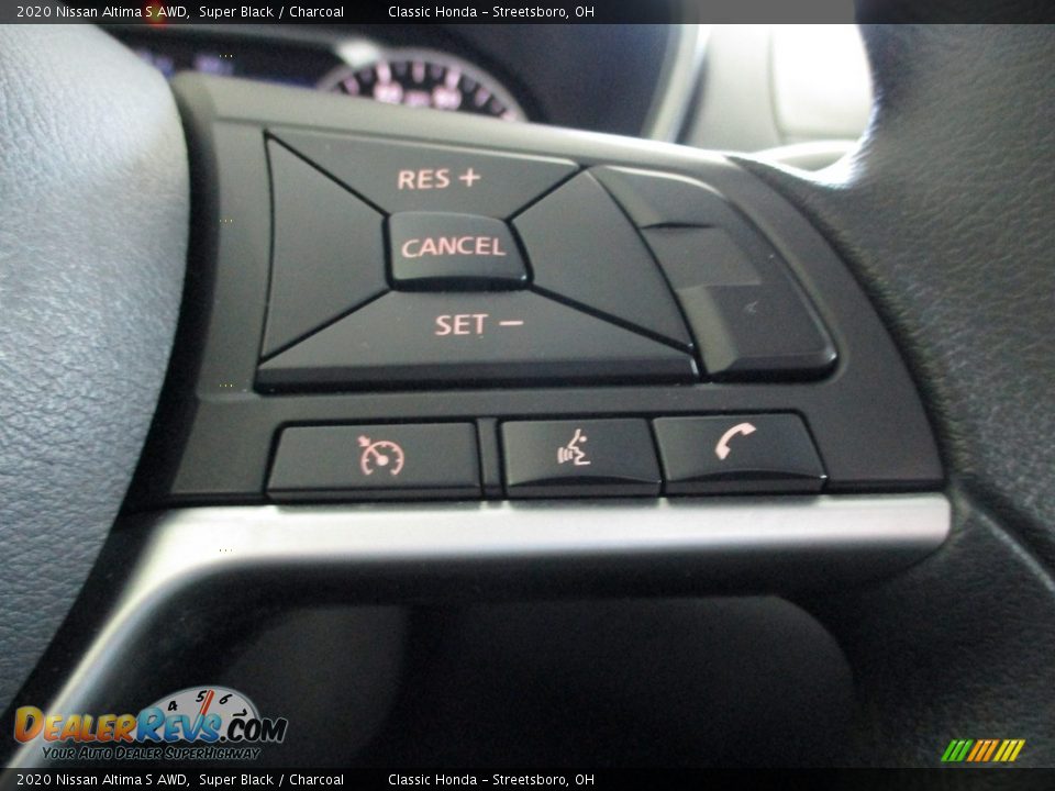 2020 Nissan Altima S AWD Super Black / Charcoal Photo #32