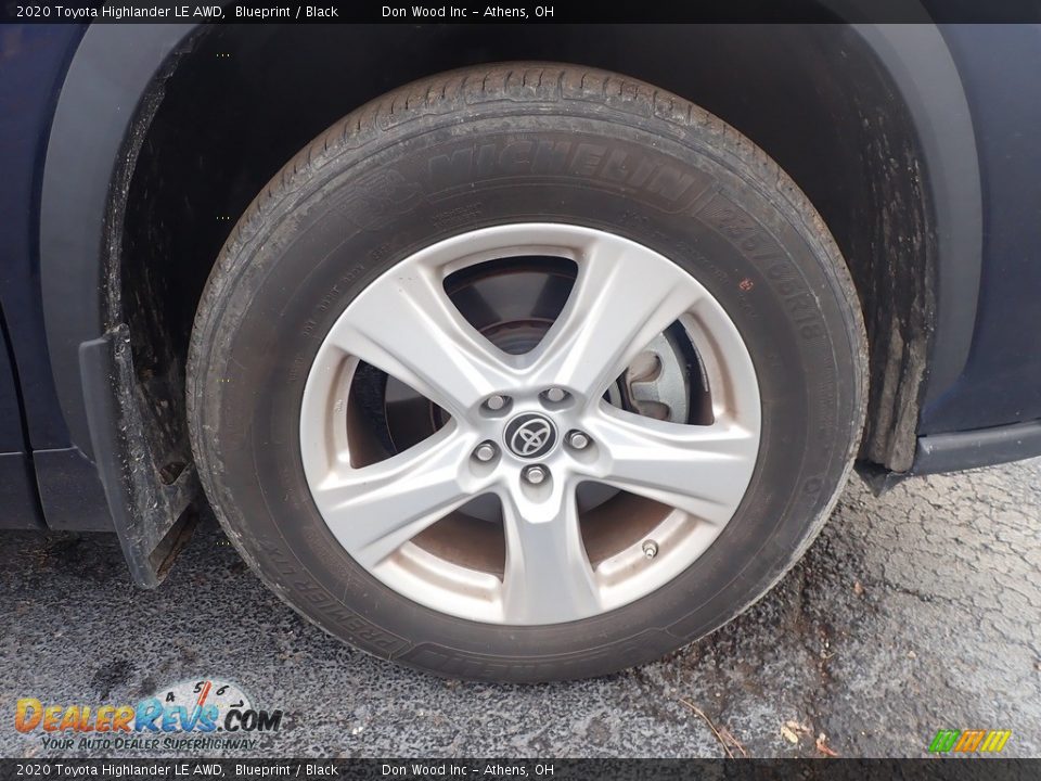 2020 Toyota Highlander LE AWD Blueprint / Black Photo #12
