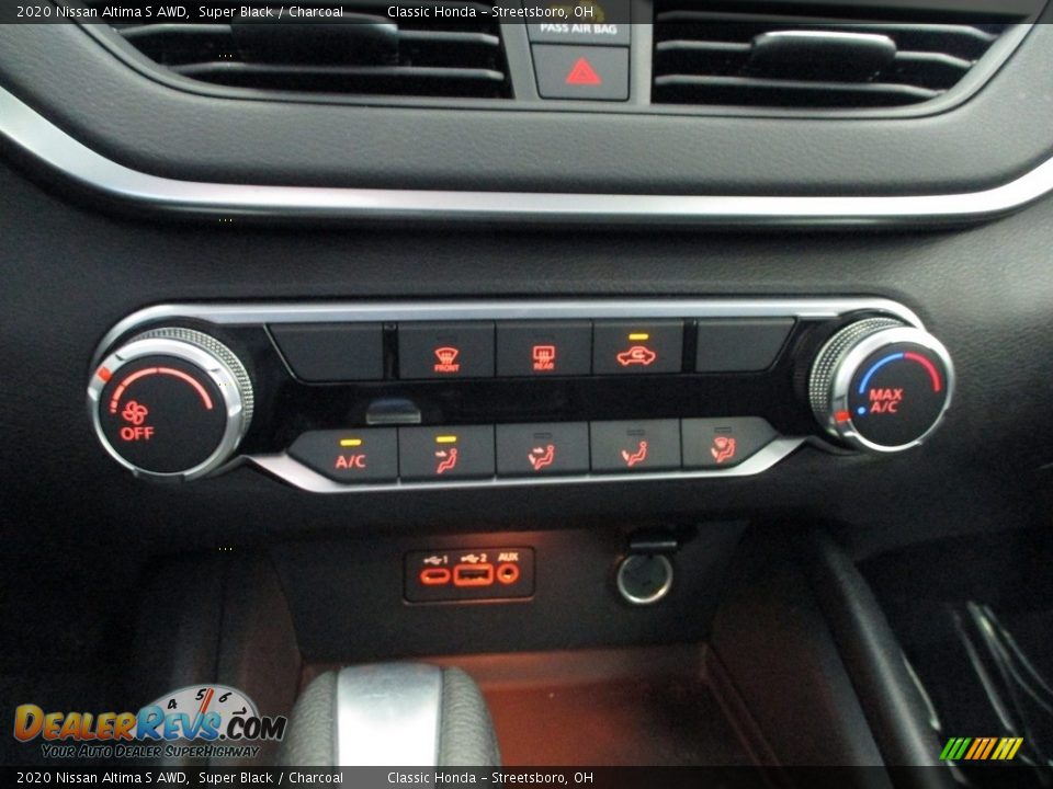 2020 Nissan Altima S AWD Super Black / Charcoal Photo #35