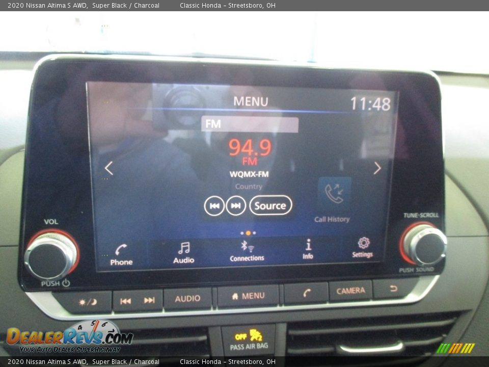 2020 Nissan Altima S AWD Super Black / Charcoal Photo #36