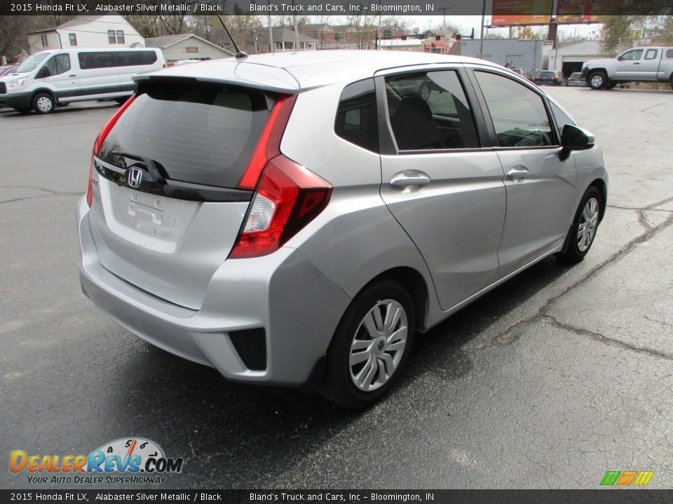 2015 Honda Fit LX Alabaster Silver Metallic / Black Photo #4