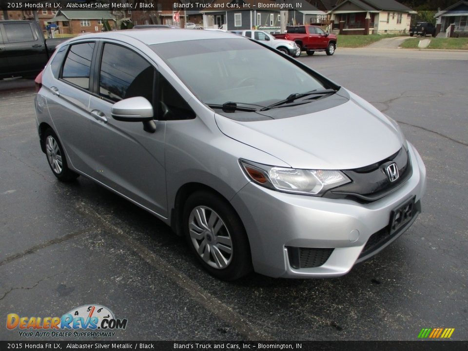 2015 Honda Fit LX Alabaster Silver Metallic / Black Photo #5