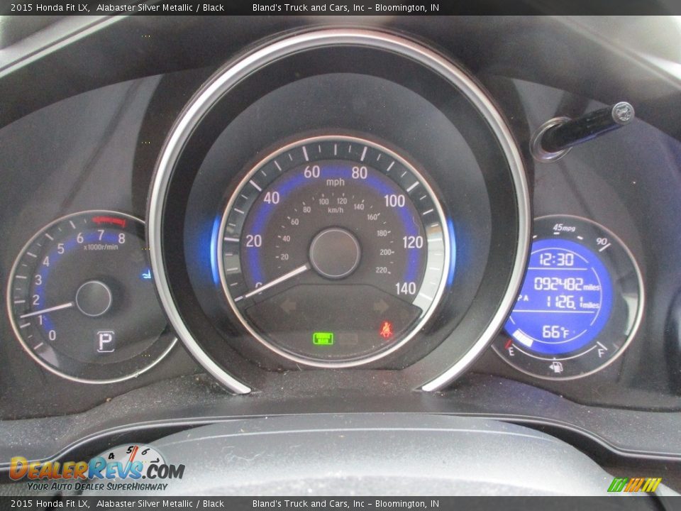 2015 Honda Fit LX Alabaster Silver Metallic / Black Photo #13