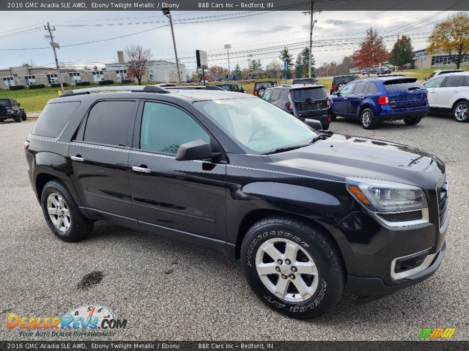 2016 GMC Acadia SLE AWD Ebony Twilight Metallic / Ebony Photo #36