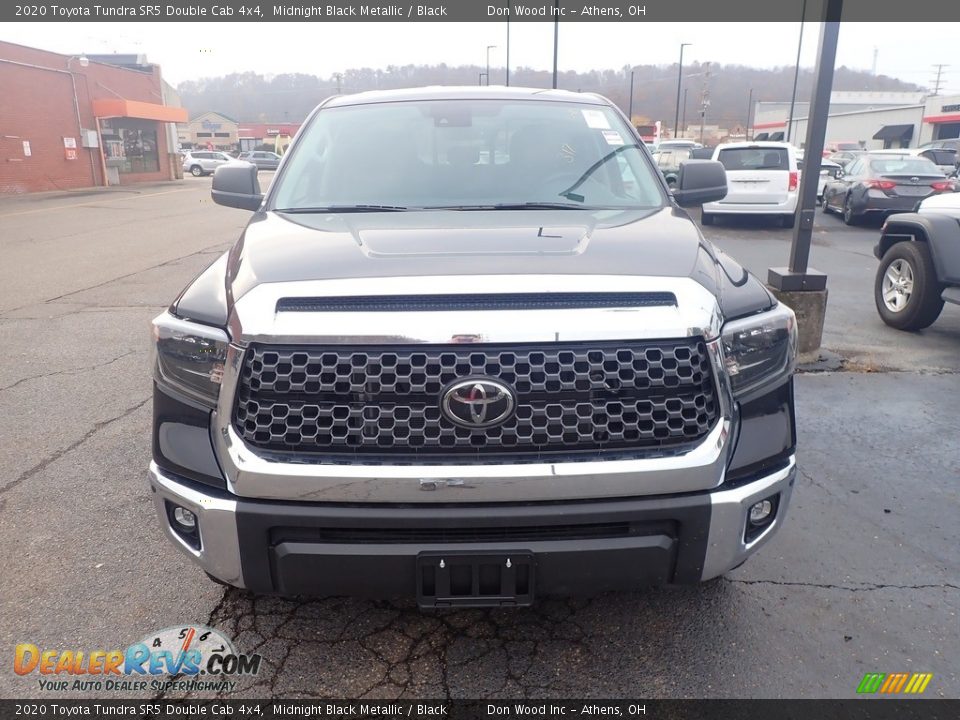 2020 Toyota Tundra SR5 Double Cab 4x4 Midnight Black Metallic / Black Photo #3
