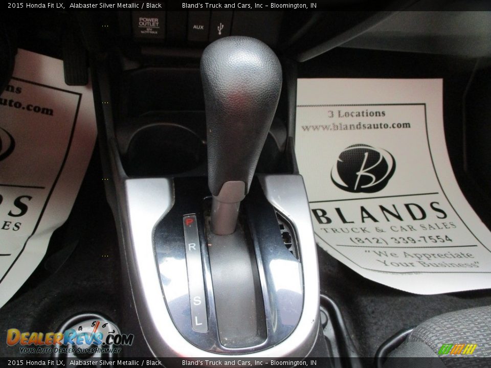 2015 Honda Fit LX Alabaster Silver Metallic / Black Photo #21