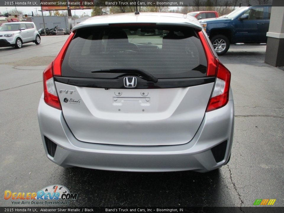 2015 Honda Fit LX Alabaster Silver Metallic / Black Photo #23