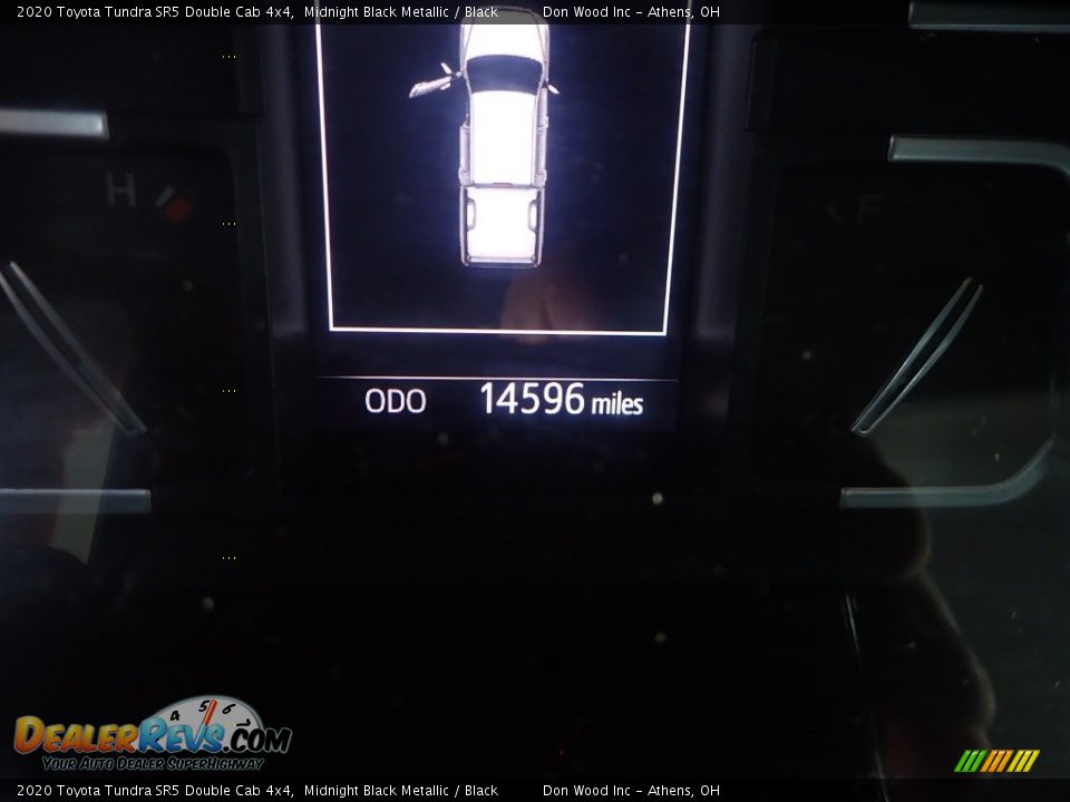 2020 Toyota Tundra SR5 Double Cab 4x4 Midnight Black Metallic / Black Photo #13