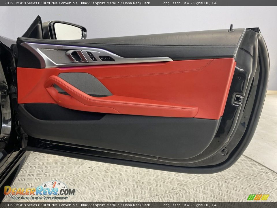 2019 BMW 8 Series 850i xDrive Convertible Black Sapphire Metallic / Fiona Red/Black Photo #30