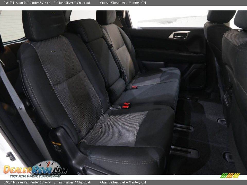 Rear Seat of 2017 Nissan Pathfinder SV 4x4 Photo #18