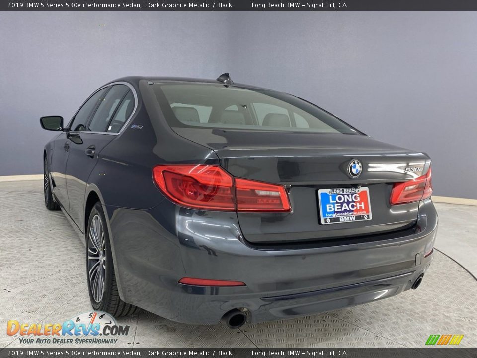 2019 BMW 5 Series 530e iPerformance Sedan Dark Graphite Metallic / Black Photo #3