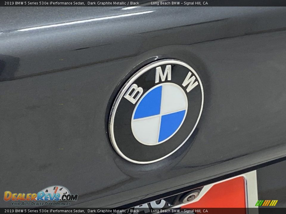 2019 BMW 5 Series 530e iPerformance Sedan Dark Graphite Metallic / Black Photo #9