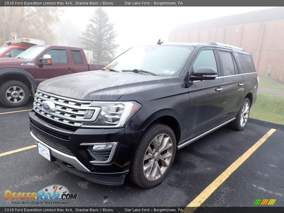 2018 Ford Expedition Limited Max 4x4 Shadow Black / Ebony Photo #1