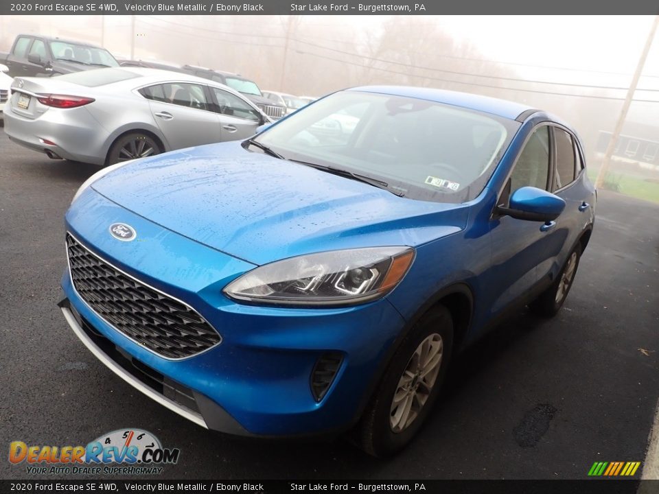 2020 Ford Escape SE 4WD Velocity Blue Metallic / Ebony Black Photo #1