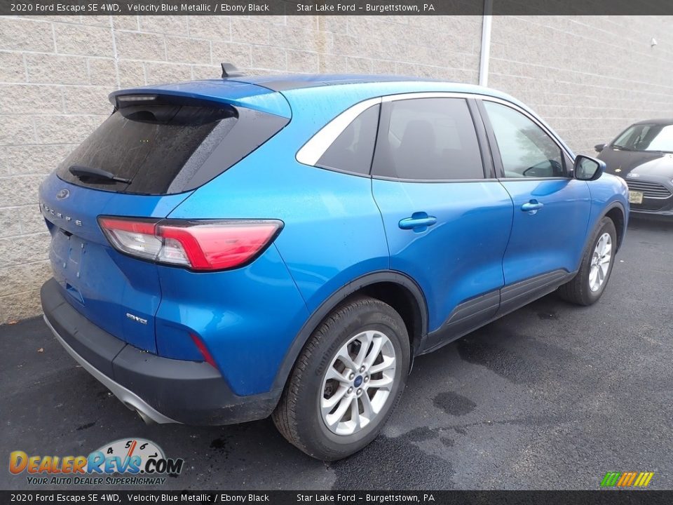 2020 Ford Escape SE 4WD Velocity Blue Metallic / Ebony Black Photo #4