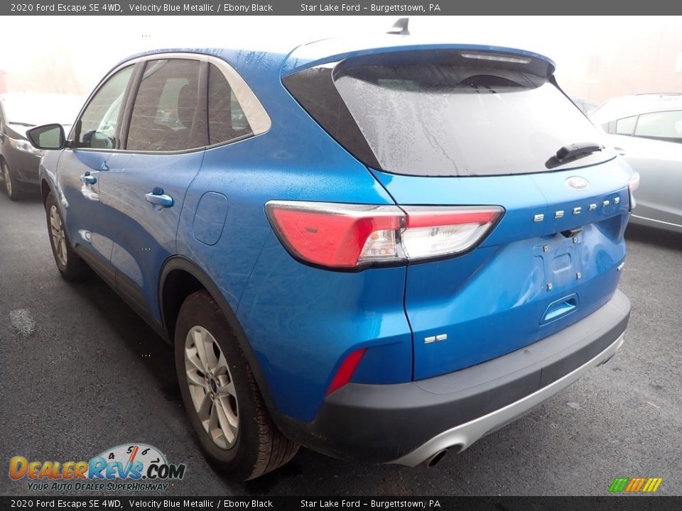 2020 Ford Escape SE 4WD Velocity Blue Metallic / Ebony Black Photo #5