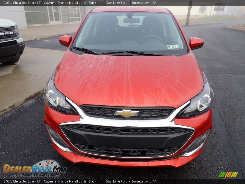 2021 Chevrolet Spark LT Cayenne Orange Metallic / Jet Black Photo #8