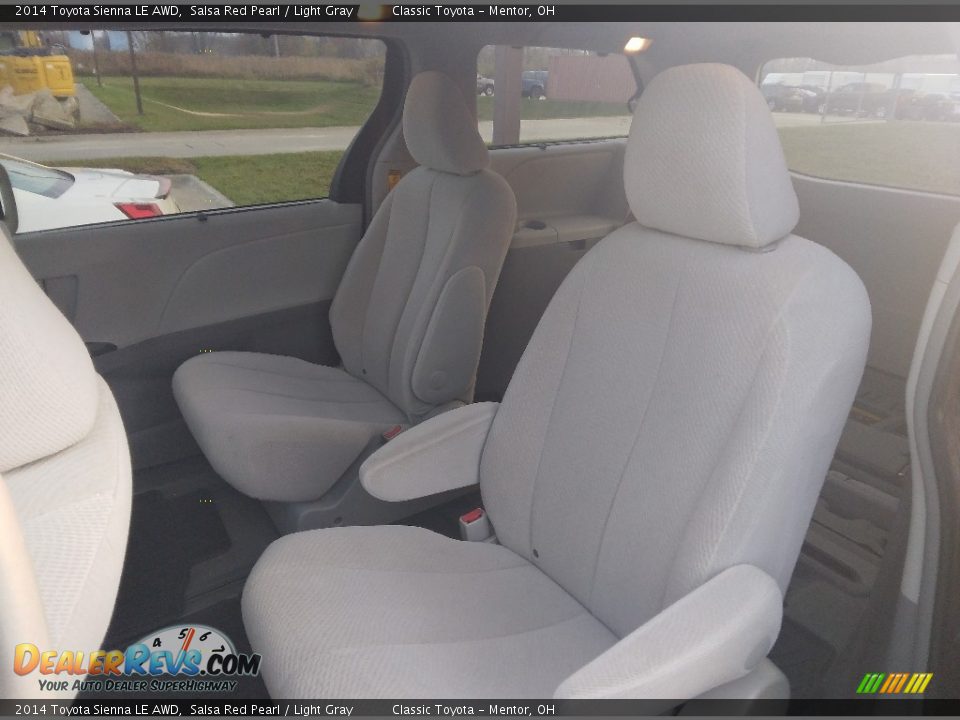 2014 Toyota Sienna LE AWD Salsa Red Pearl / Light Gray Photo #4