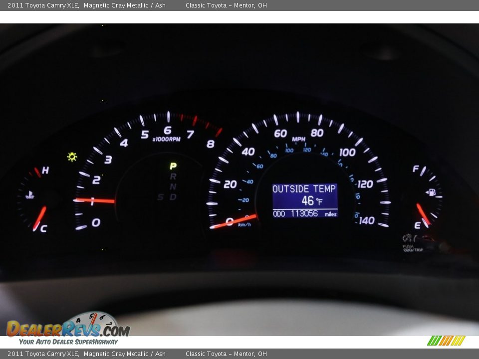 2011 Toyota Camry XLE Magnetic Gray Metallic / Ash Photo #8