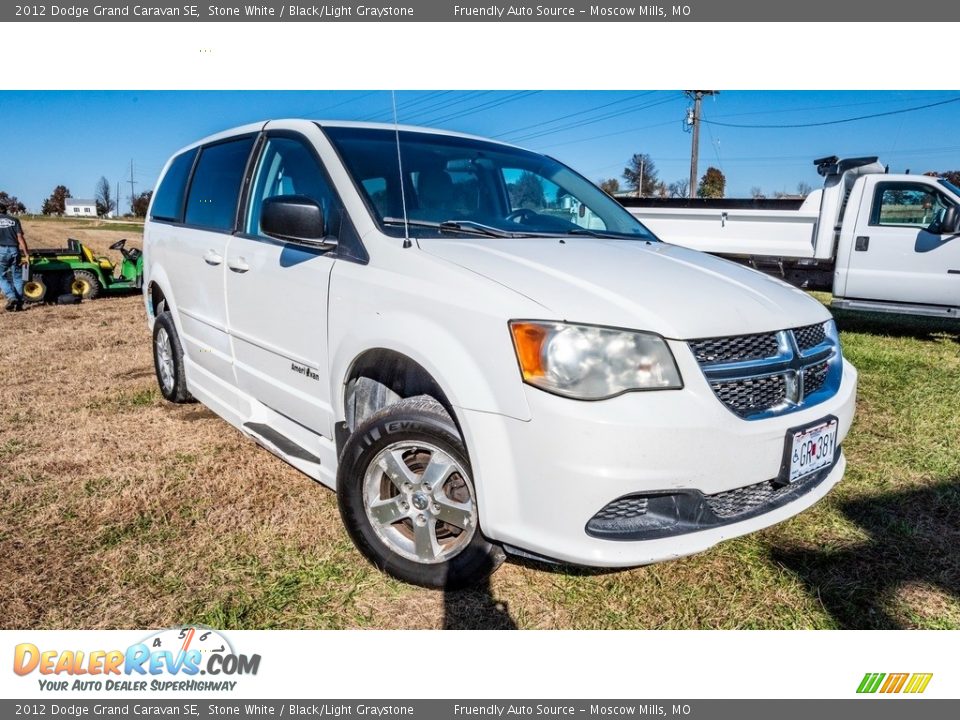 2012 Dodge Grand Caravan SE Stone White / Black/Light Graystone Photo #1