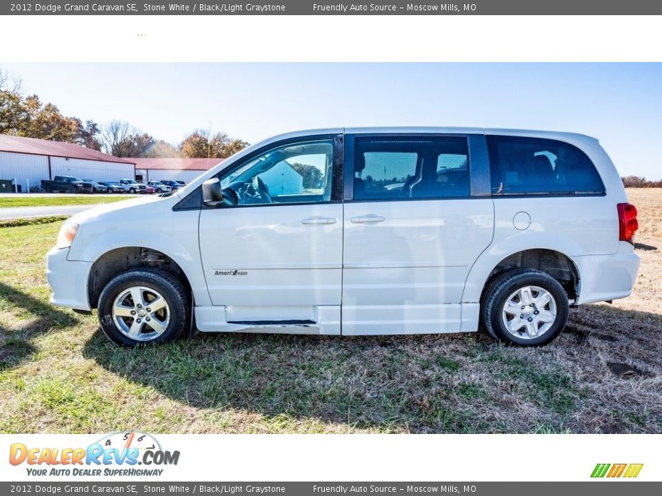 2012 Dodge Grand Caravan SE Stone White / Black/Light Graystone Photo #7