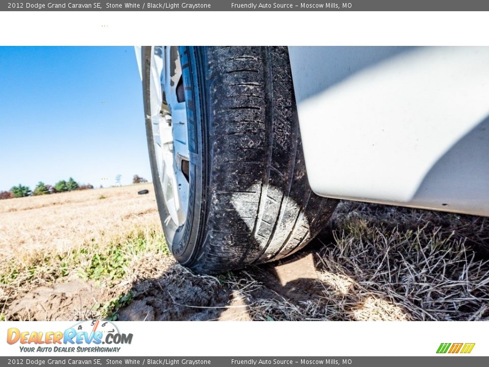 2012 Dodge Grand Caravan SE Stone White / Black/Light Graystone Photo #12