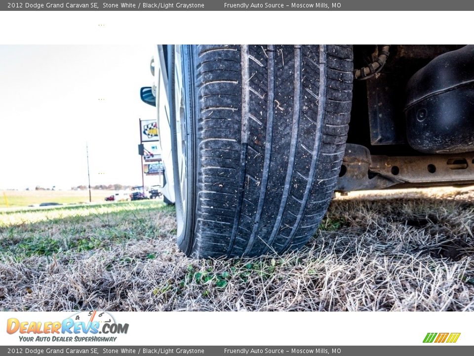 2012 Dodge Grand Caravan SE Stone White / Black/Light Graystone Photo #14