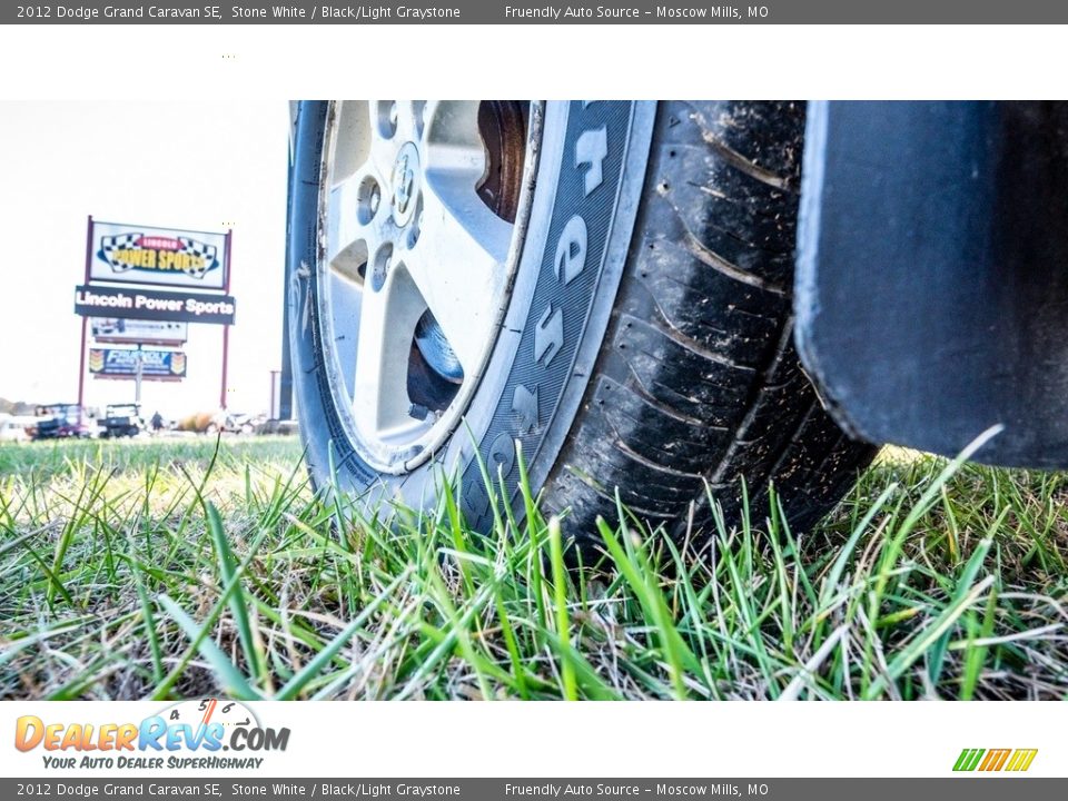 2012 Dodge Grand Caravan SE Stone White / Black/Light Graystone Photo #15