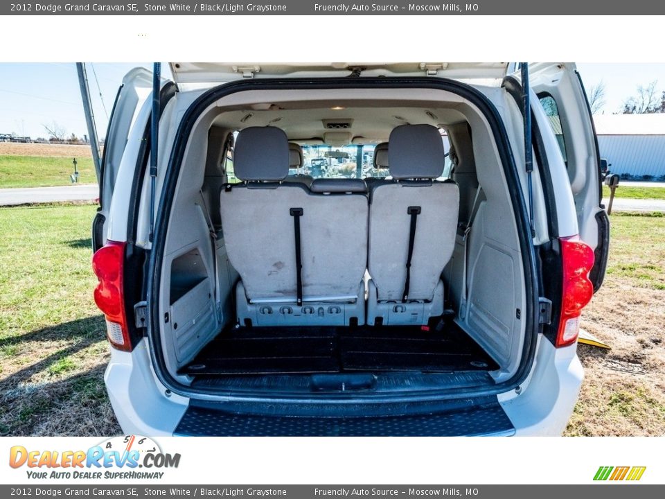 2012 Dodge Grand Caravan SE Stone White / Black/Light Graystone Photo #22