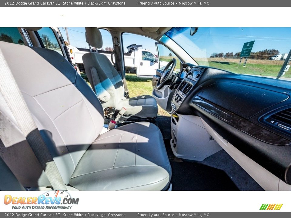 2012 Dodge Grand Caravan SE Stone White / Black/Light Graystone Photo #26