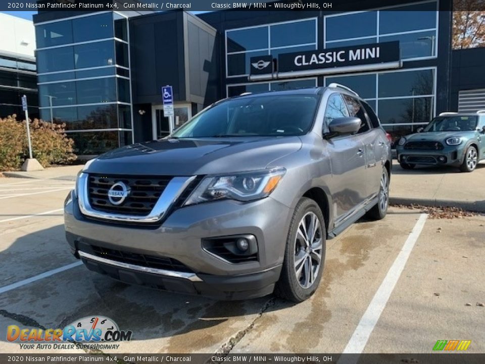 2020 Nissan Pathfinder Platinum 4x4 Gun Metallic / Charcoal Photo #1