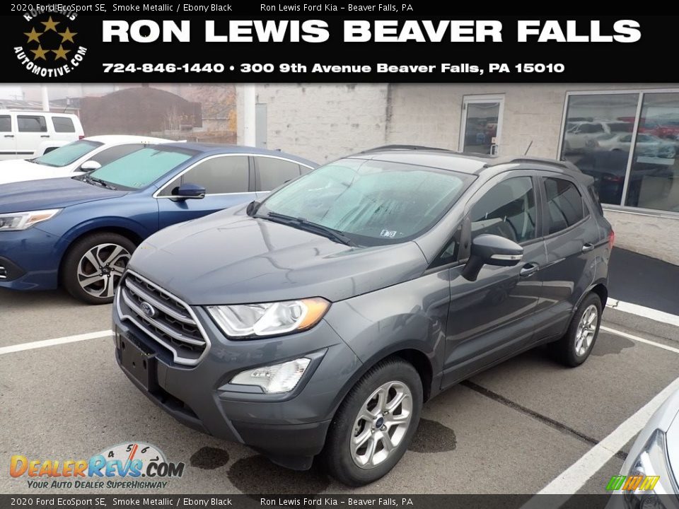 2020 Ford EcoSport SE Smoke Metallic / Ebony Black Photo #1