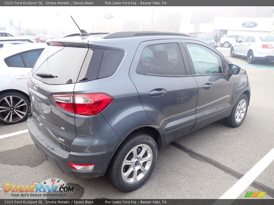 2020 Ford EcoSport SE Smoke Metallic / Ebony Black Photo #4