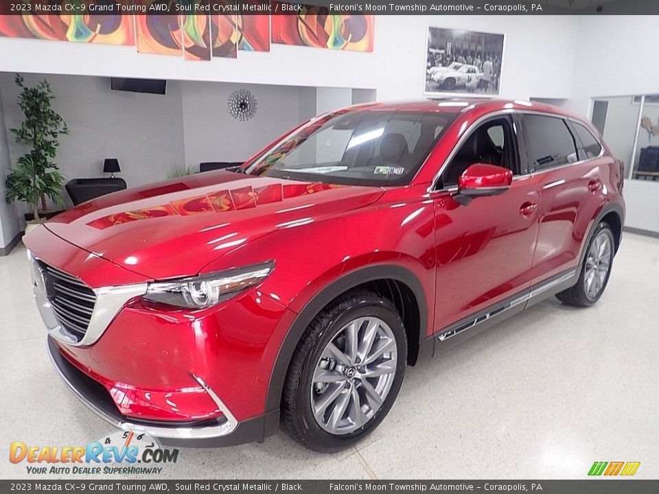 2023 Mazda CX-9 Grand Touring AWD Soul Red Crystal Metallic / Black Photo #7