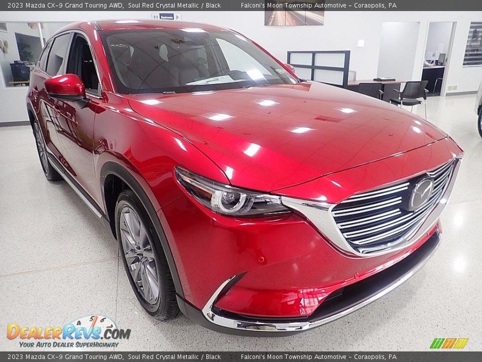 2023 Mazda CX-9 Grand Touring AWD Soul Red Crystal Metallic / Black Photo #9