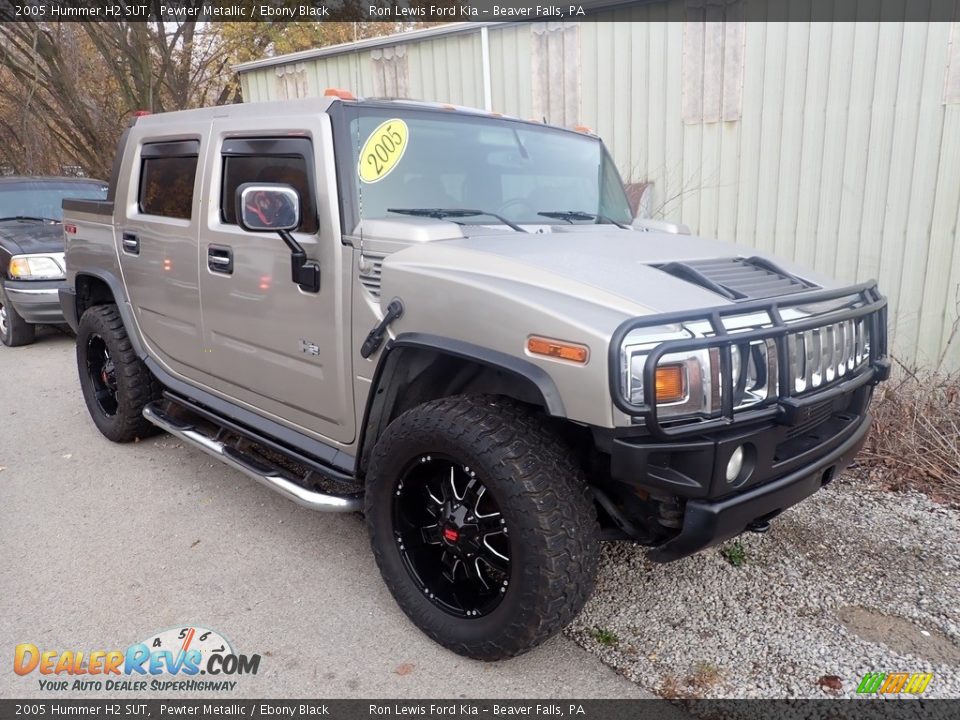 2005 Hummer H2 SUT Pewter Metallic / Ebony Black Photo #3