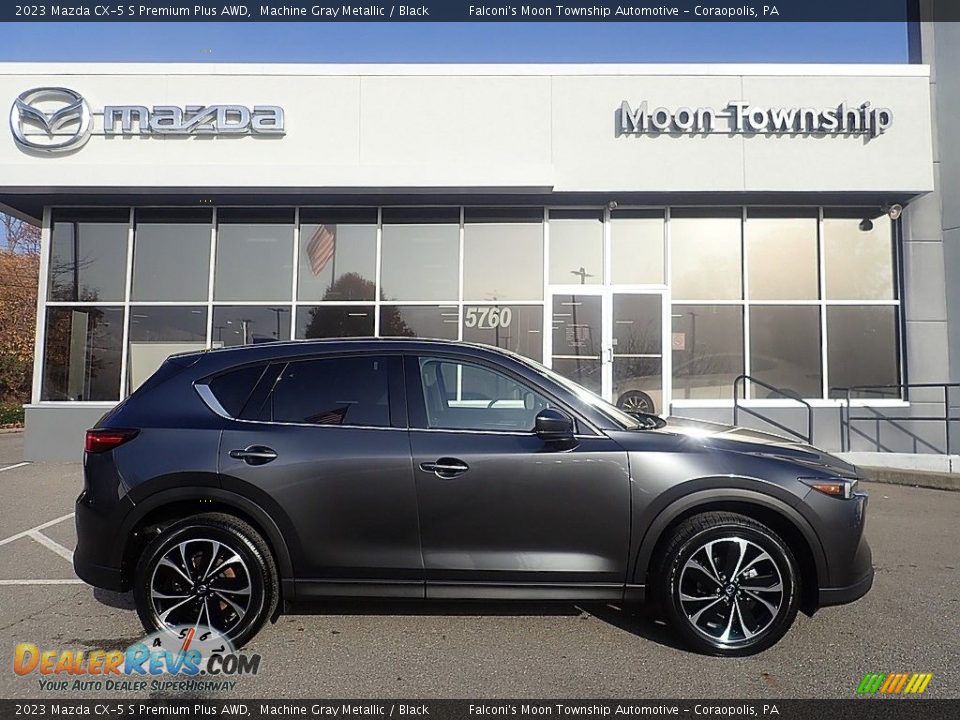 2023 Mazda CX-5 S Premium Plus AWD Machine Gray Metallic / Black Photo #1