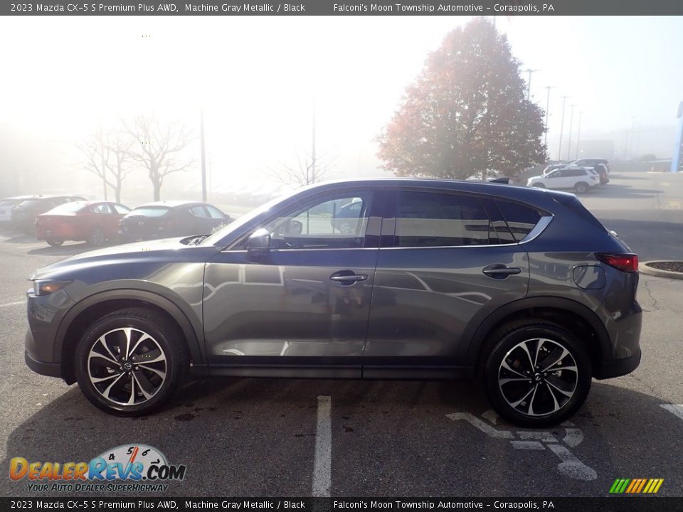 2023 Mazda CX-5 S Premium Plus AWD Machine Gray Metallic / Black Photo #6