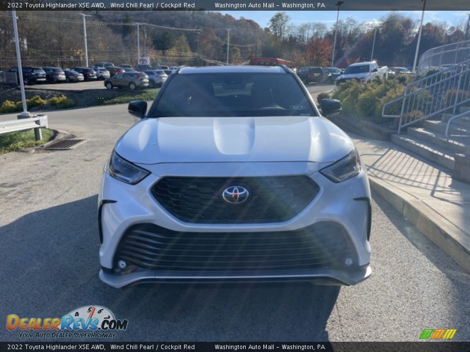 2022 Toyota Highlander XSE AWD Wind Chill Pearl / Cockpit Red Photo #6