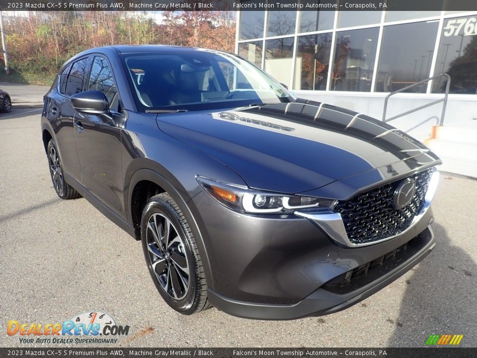 2023 Mazda CX-5 S Premium Plus AWD Machine Gray Metallic / Black Photo #9