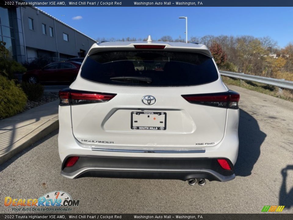2022 Toyota Highlander XSE AWD Wind Chill Pearl / Cockpit Red Photo #9