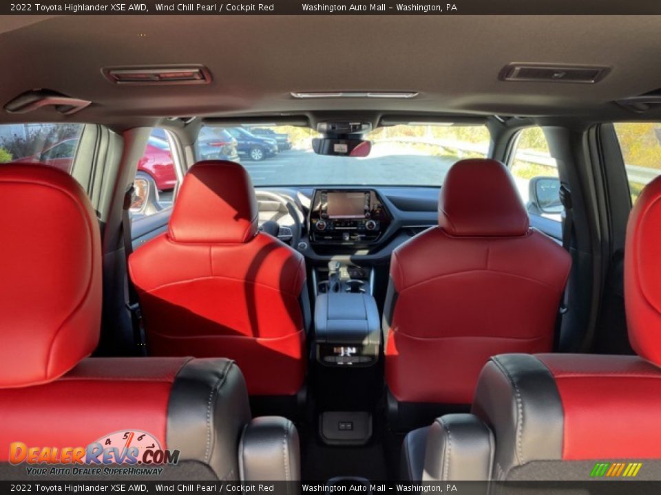 2022 Toyota Highlander XSE AWD Wind Chill Pearl / Cockpit Red Photo #10