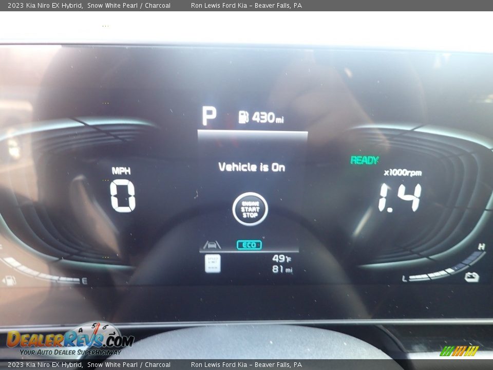 2023 Kia Niro EX Hybrid Snow White Pearl / Charcoal Photo #16