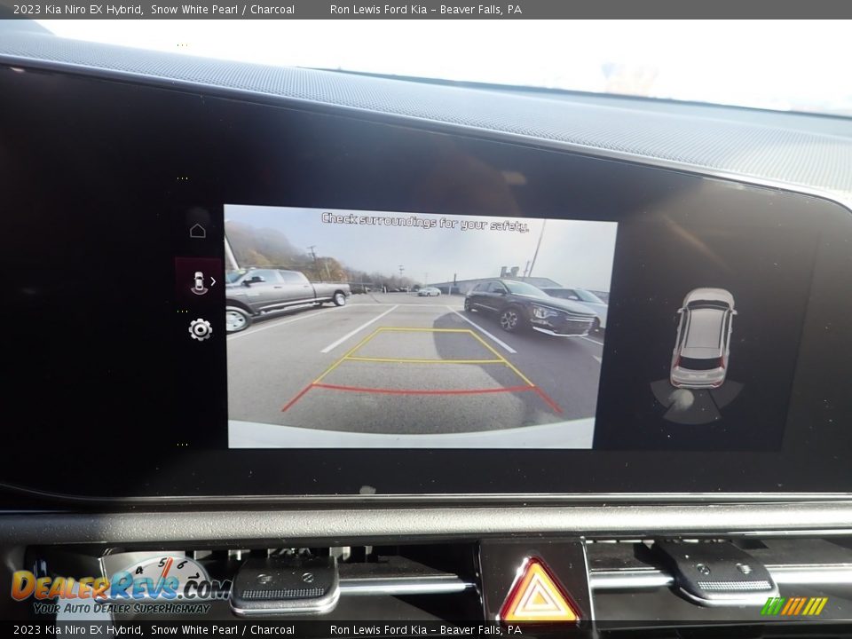 2023 Kia Niro EX Hybrid Snow White Pearl / Charcoal Photo #18